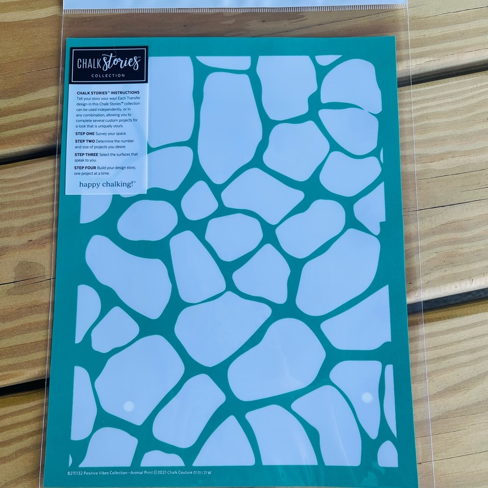 (**Bundle to Save) *New* Chalk Couture Silk Screen Transfer